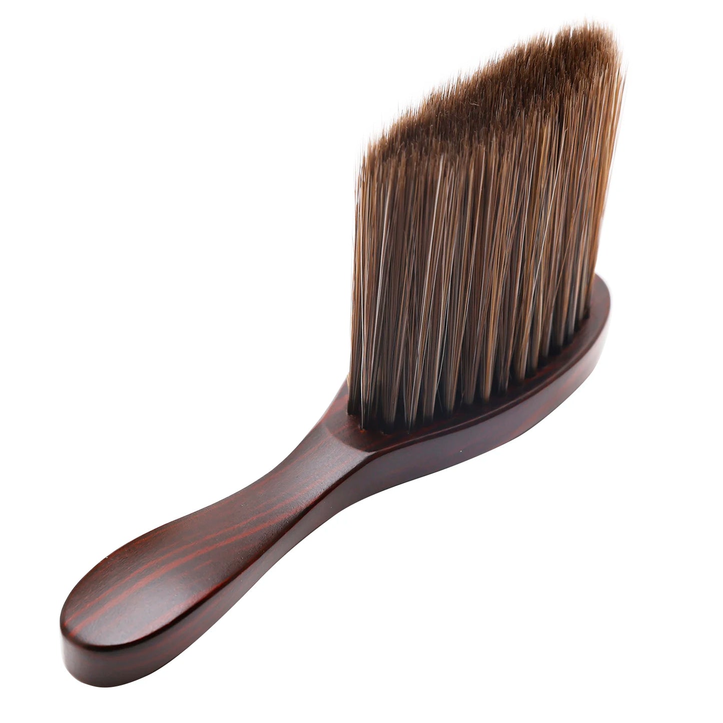 Neck Face Long Horse Hair Brush Barber Hand Held Clean Broken Haircut Brush Beard Salon Cutting Hairdressing Styling Tools