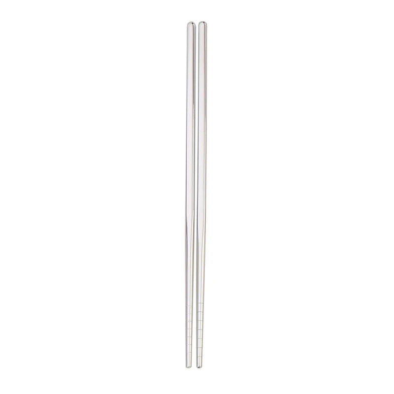 304 Stainless Steel Metal Chopsticks Tableware 1 Pair Non-Slip Chinese Chopstick Sushi Sticks Flatware Kitchen Accessories