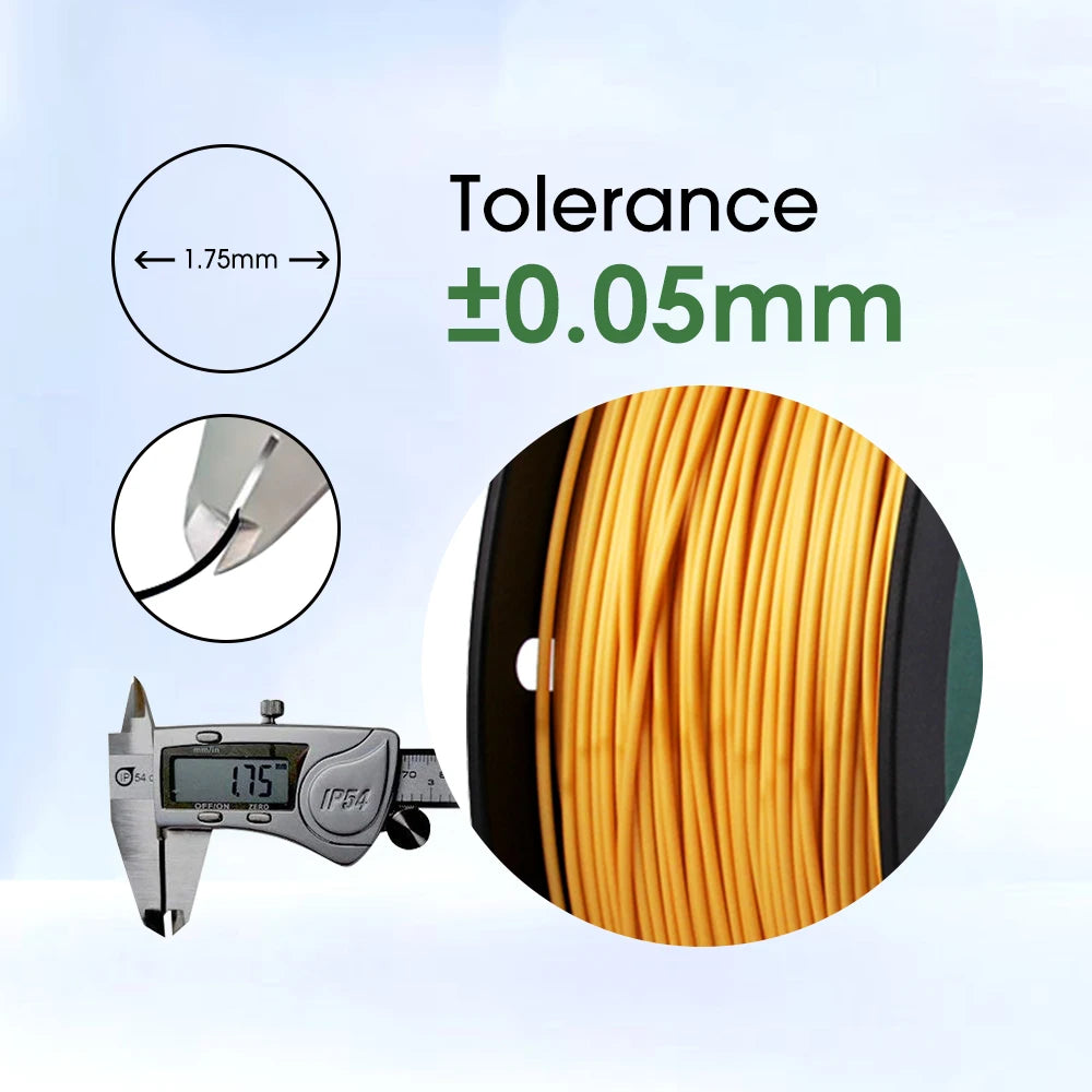 eSUN 3D Printer Filament Silk PLA Filament 1.75mm Metal Silk PLA 1KG Spool 3D Filament Printing Materials For 3D Printers