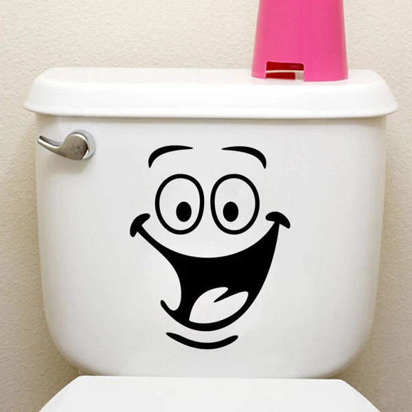 Big Mouth Toilet Stickers Wall Decorations Diy Vinyl Self Adhesive Home Decoration Decals Mural Art Poster Waterproof Wallpaper