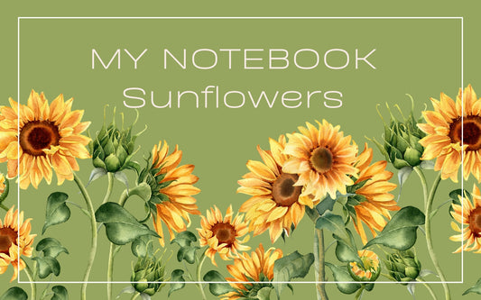 My Notebook Sunflowers