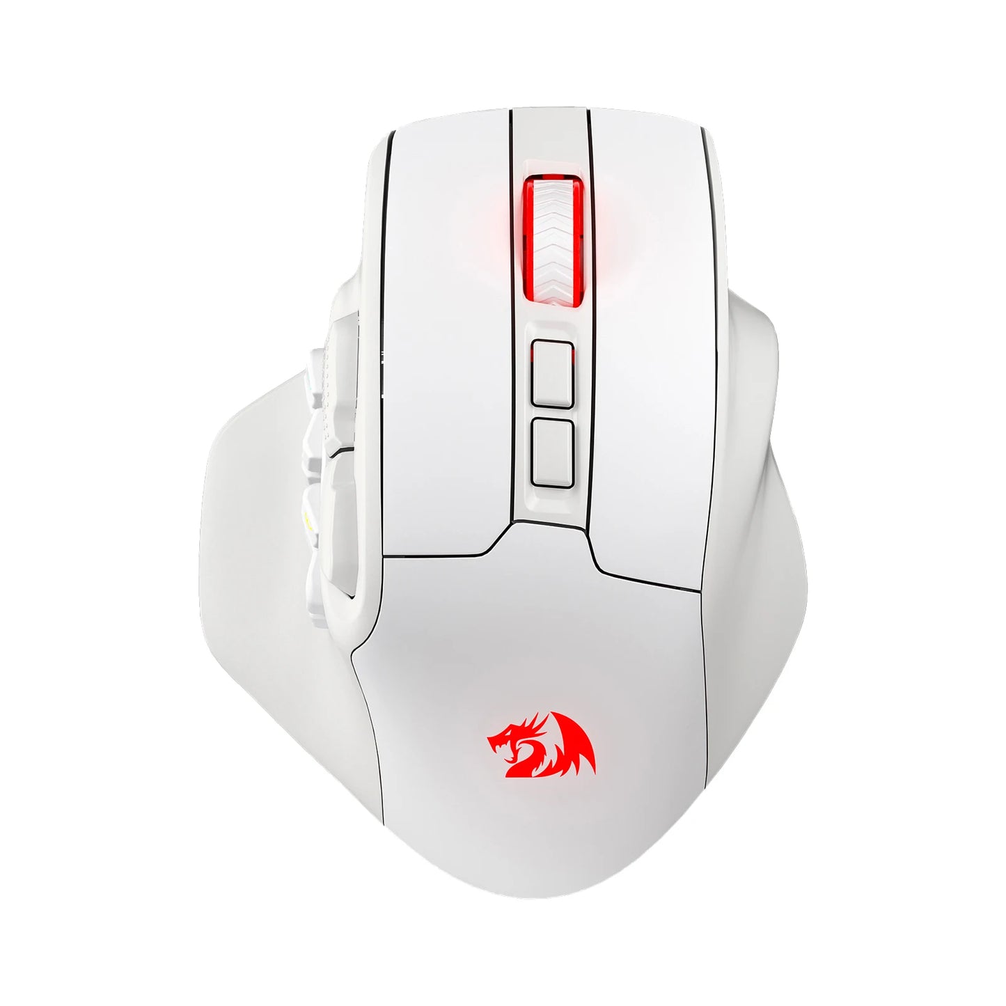 Redragon M811 PRO Wireless MMO Gaming Mouse, 15 Programmable Buttons RGB Gamer Mouse, 10 Side Macro Keys