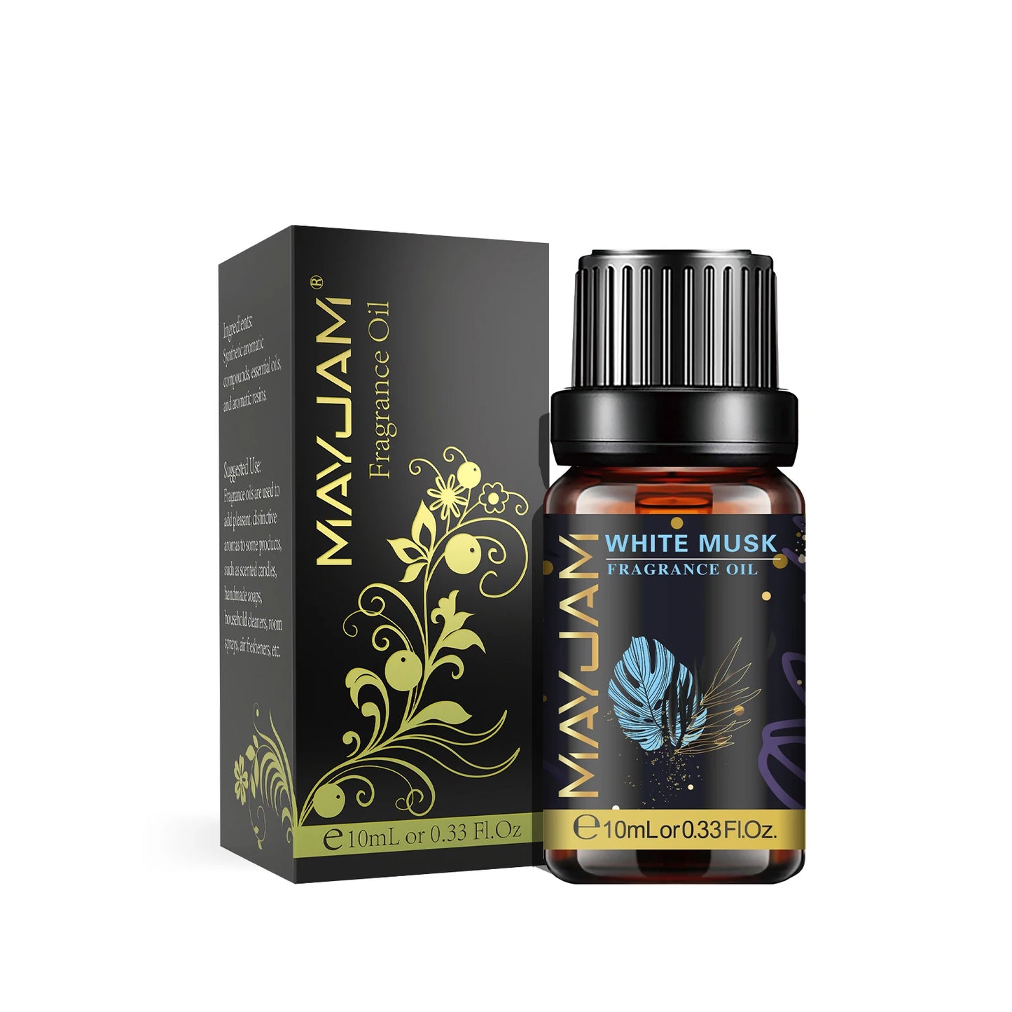 MAYJAM 10ml Fragrance Oil Sea Breeze White Musk Coconut Vanilla Bubble Gum Baby Powder Coffee Mandarin Aroma Oil For Humidifier