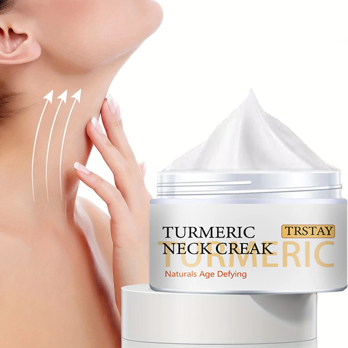 Neck Firming Cream Facial Moisturizer with Retinol Acid Double Chin Reducer Anti-Wrinkle Firming Hydrating Skin Care Products