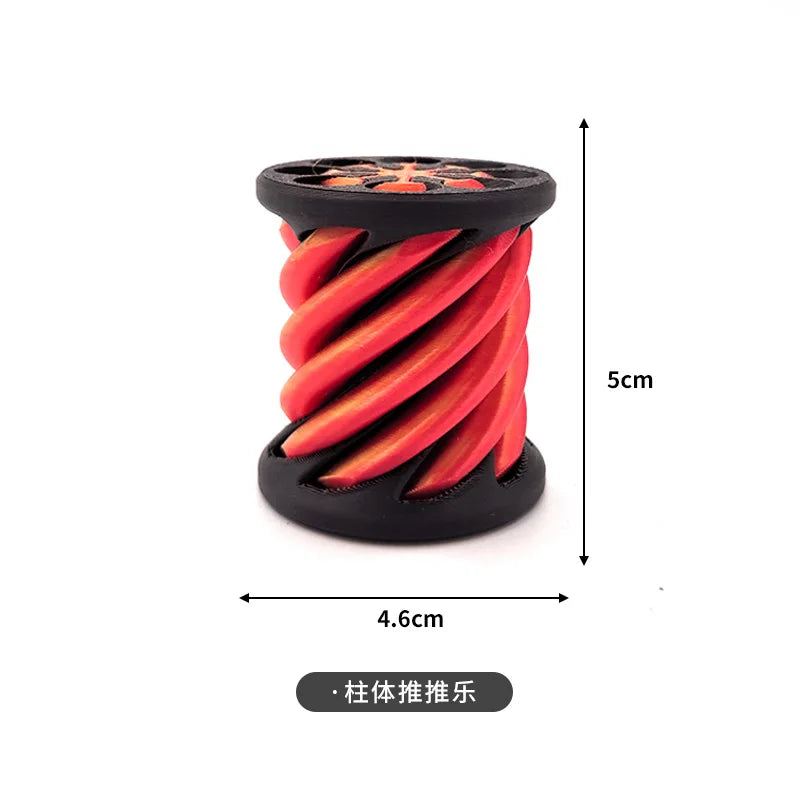 3D kids Gravity toys antistress stress relief Infinity Magic Cube Spiral Cone Fidget Toy Decorative Ornaments Helix Screw Funny