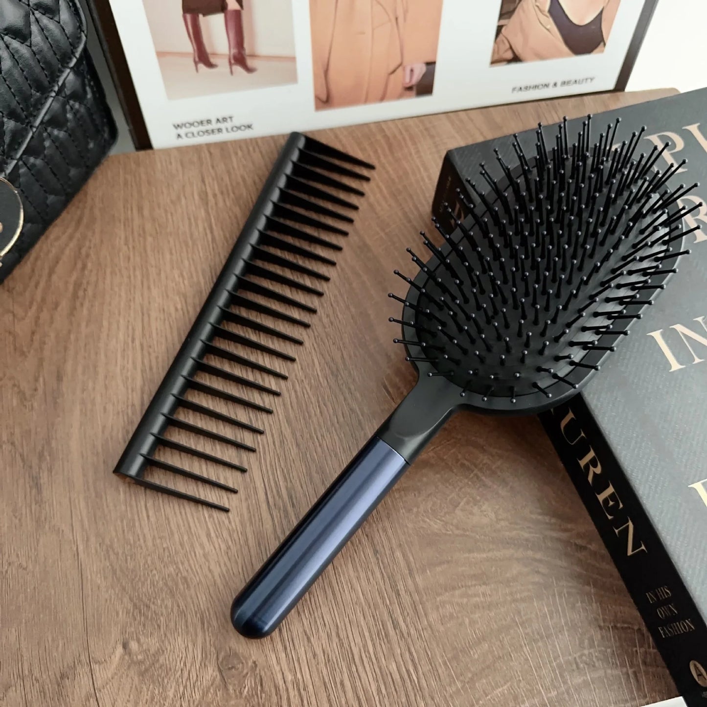 Comb Explosive Women's Massage Brush Portable Hair Scalp Styling Comb Anti-static Home Air Bag Comb Two-piece Wholesale Comb