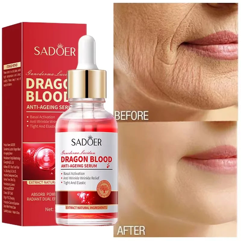 Dragon Blood Fast Wrinkle Remove Face Serum Placenta Royal Anti-Aging Firming Lifting Whitening Moisturizing Skin Care Cosmetics