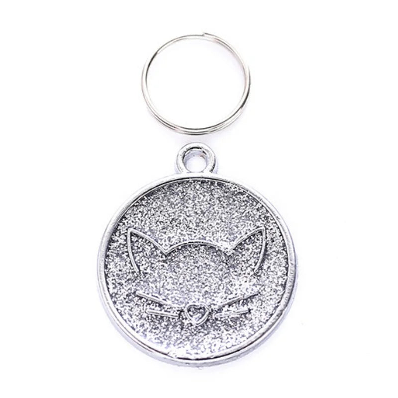 Fashion Pet Dog Tags Shiny Stainless Stell Pet Cat Nameplate Free Engraving Anti-Lost Chihuahua Id Personalized Dog Accessoires