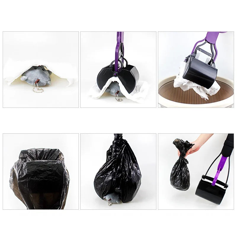 Feces Collector Foldable Shovel Excrement Collector Outdoor Dog Walking Clip Stool Apparatus Feces Cleaning Tool Pet Products