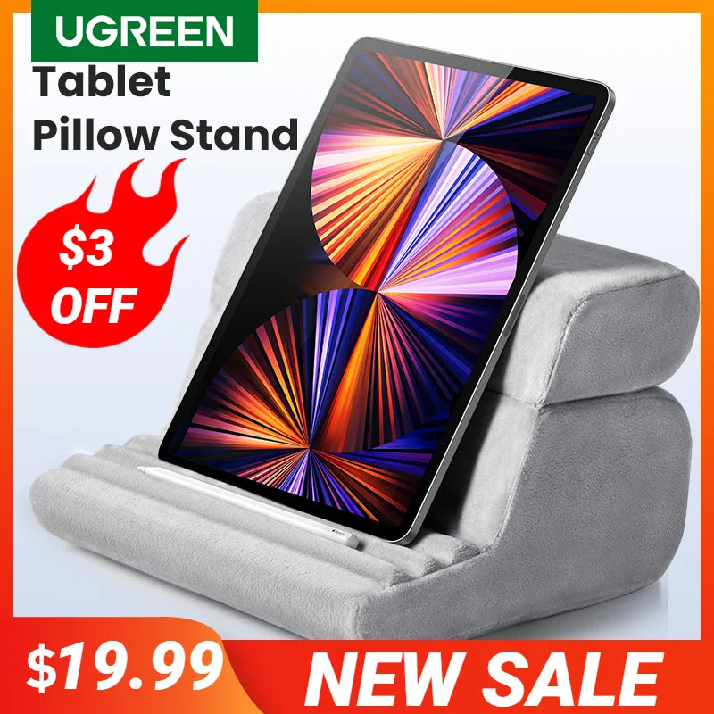 【New Sale】UGREEN Tablet Holder iPad Stand Tablet Pillow Stand For iPadPro iPhone Xiaomi Tablet Support Laptop Stand Phone Holder