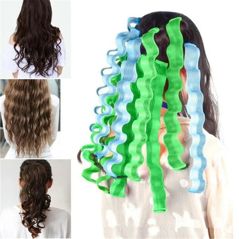 12/18/10pcs Make Curls Without Heat Heatless Natural Hair Curler For Sleeping No Heat Curlers Hair Waves Hair Loop Hairs Curling