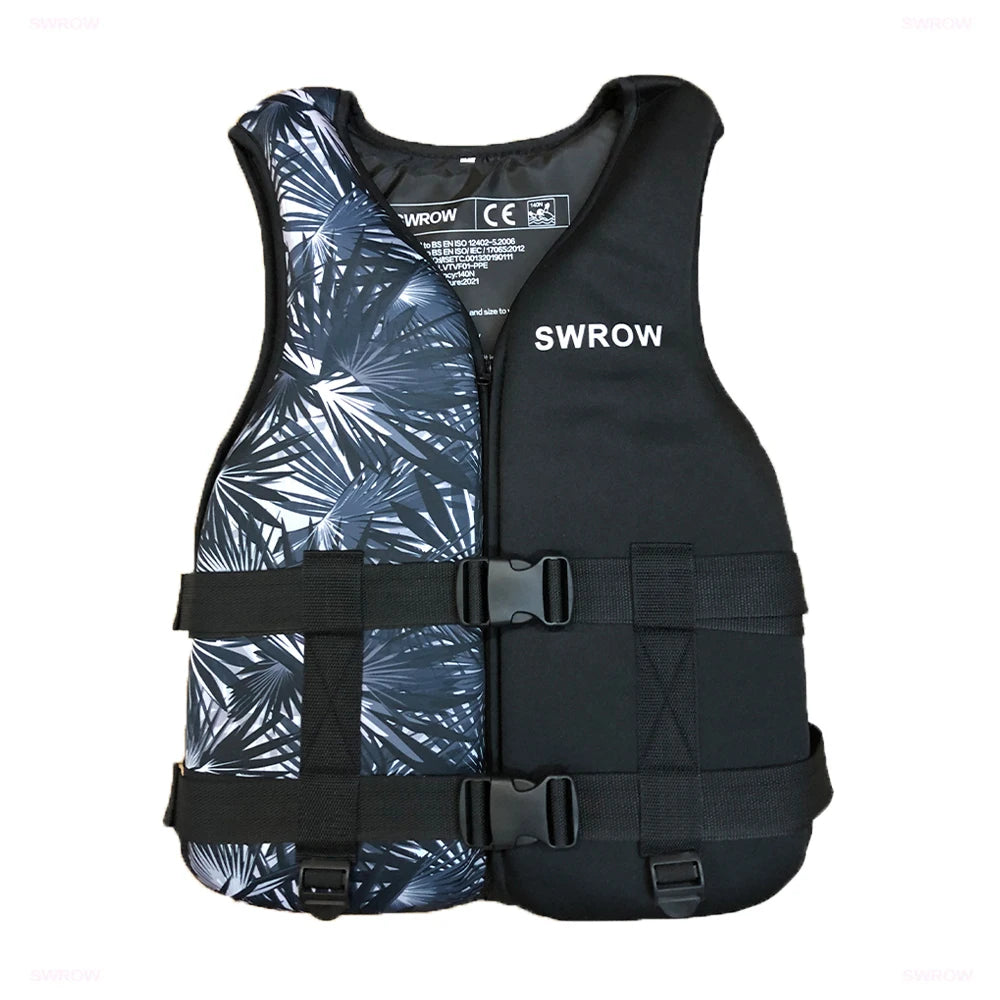 Life Jacket Adults Surf Vest Kayak Wakeboard Raft Life Vest Rescue Drifting Boat Jacket Swimming Rescue Motorboats Water Sports