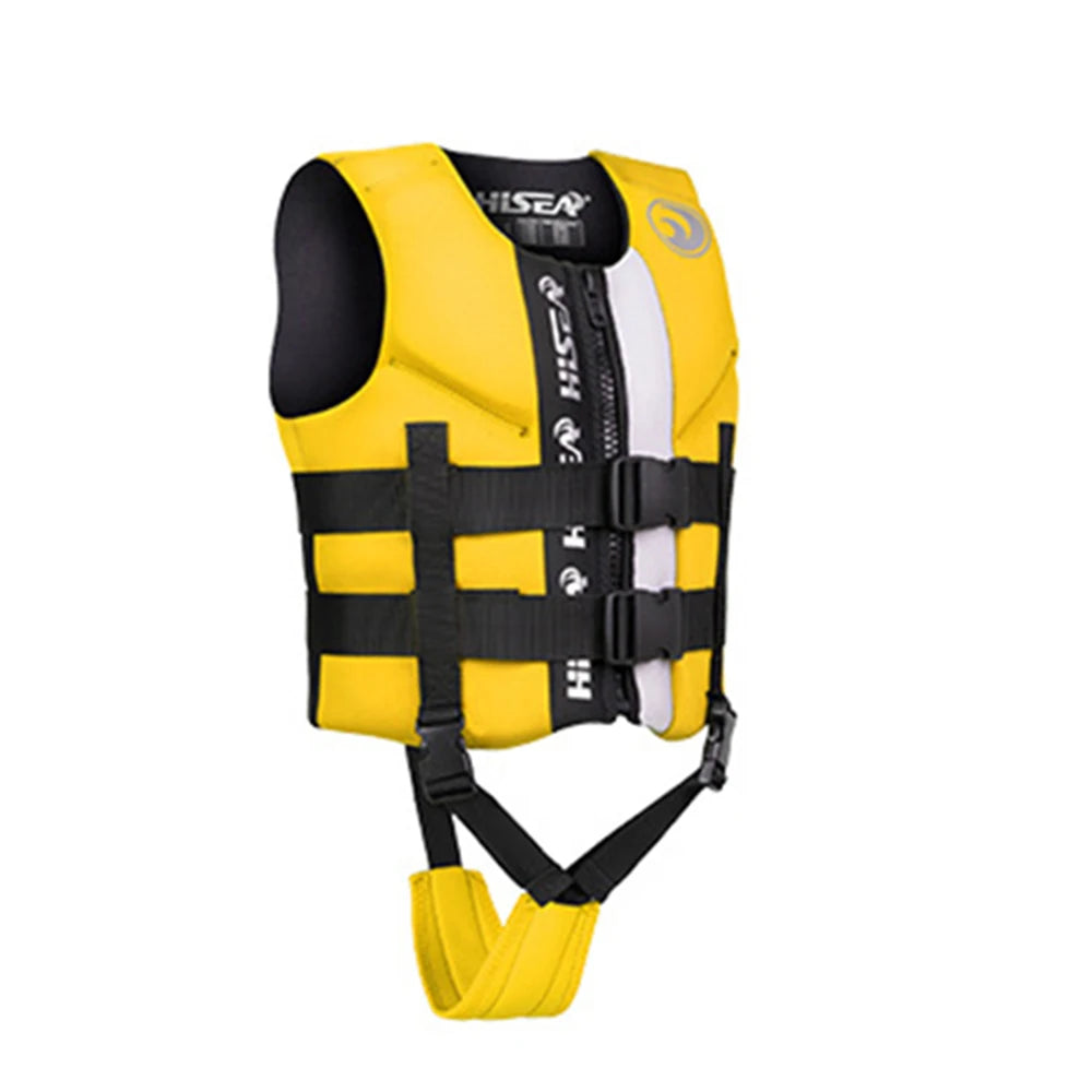 Neoprene Life Jacket for Kids, Big Buoyancy Vest, Water Sports, Fishing, Rafting, Surf, Boating, Sailing Safety, Summer