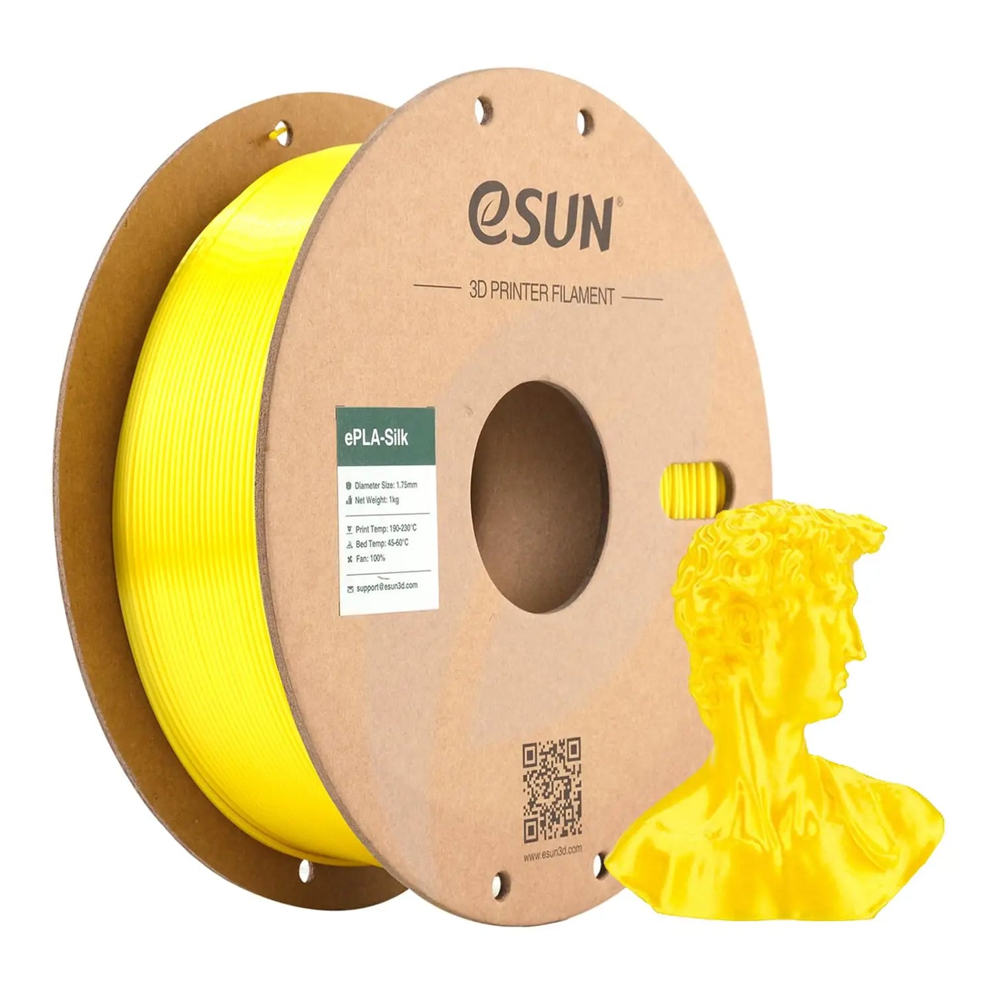 eSUN 3D Printer Filament Silk PLA Filament 1.75mm Metal Silk PLA 1KG Spool 3D Filament Printing Materials For 3D Printers