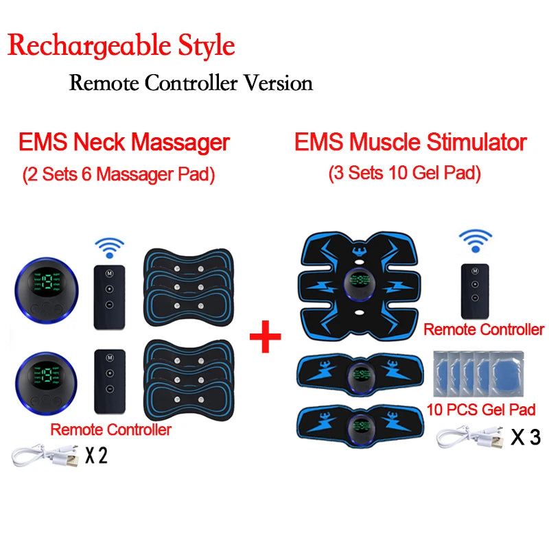 Smart Electric Neck Massager Portable Rechargeable EMS Cervical Vertebra Massage Patch For Muscle Relax Pain Relief Dropshipping