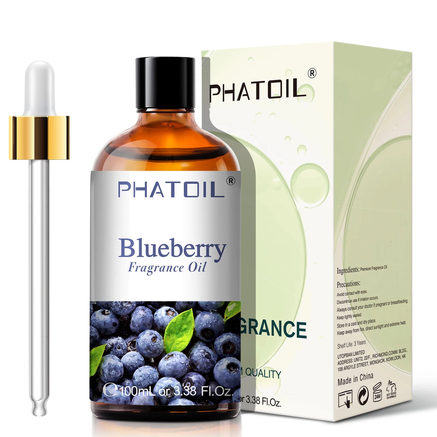 PHATOIL 100ml Sweet Fruity Fragrance Oil for Diffuser Candles Making -Coconut & Vanilla Strawberry Lemon Peach Pear Aroma Oil