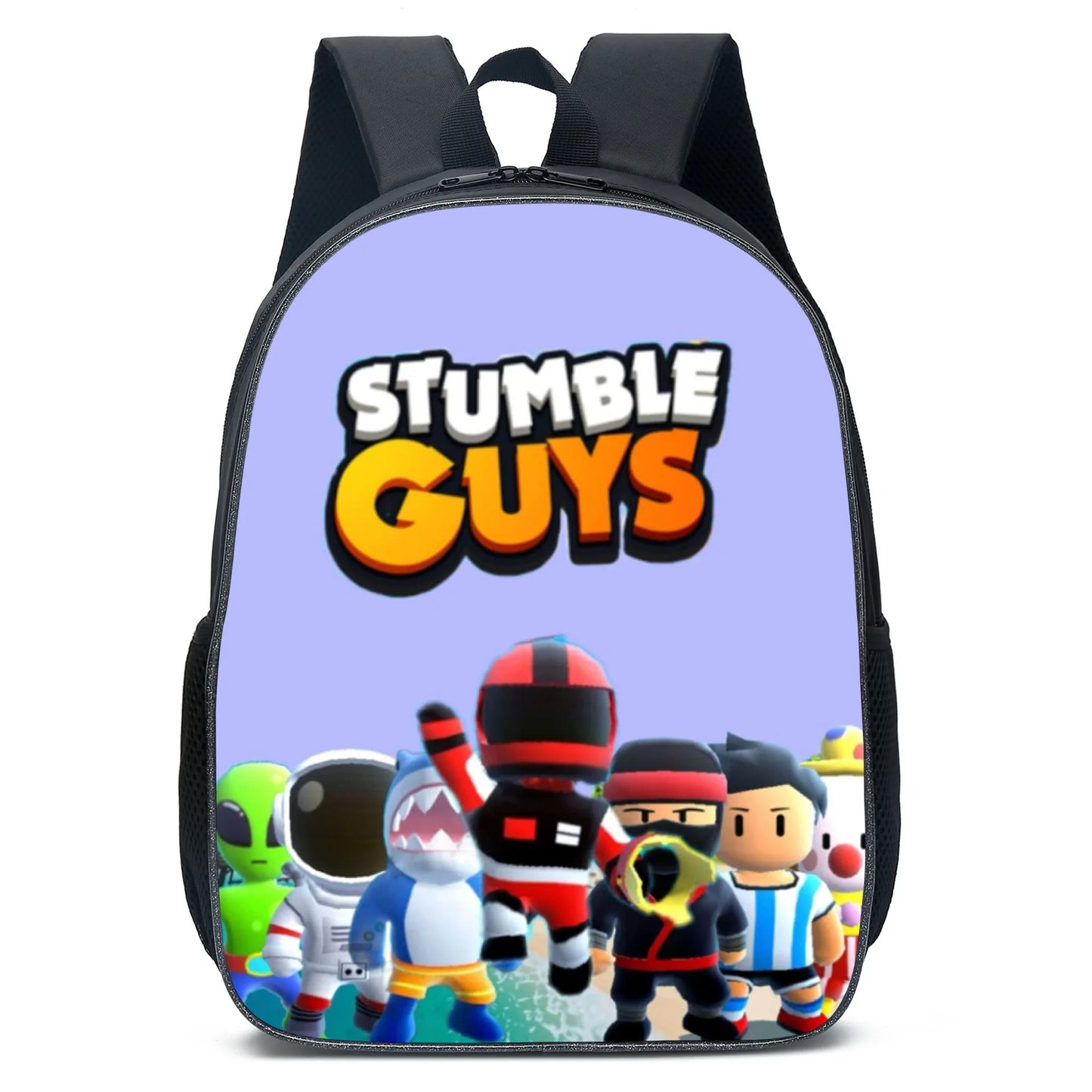 Stumble Guys School Bags 15inch Lightweight Children Backpack Girls Boys Orthopedic Kids Book Bags Primary School Mochilas Gift