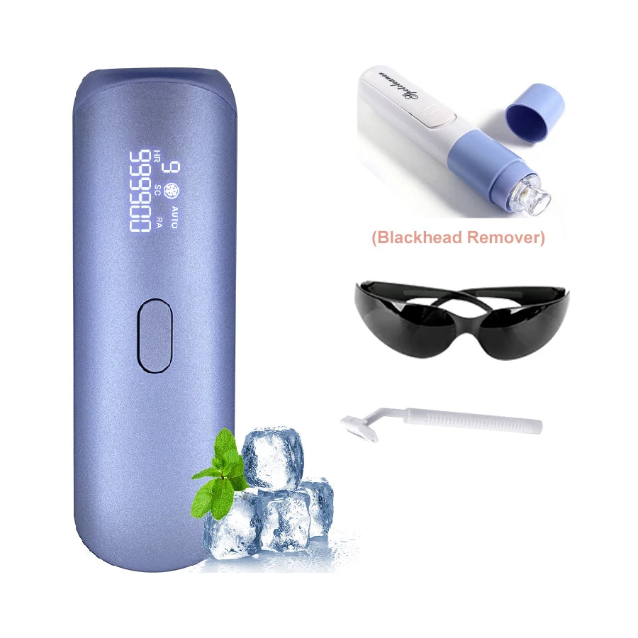 3in1 Portable Laser Hair Removal for Women Cooling Rejuvenation Acne Remove Permanent Bikini Trimmer Free Shipping IPL EpFilator