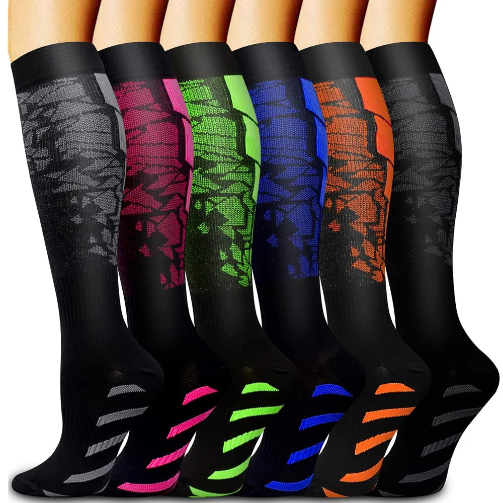 Compression Socks Men Womem Medical Nurses Varicose Veins Sports Socks Running Football Basketball Cycling Socks Outdoor Fitness