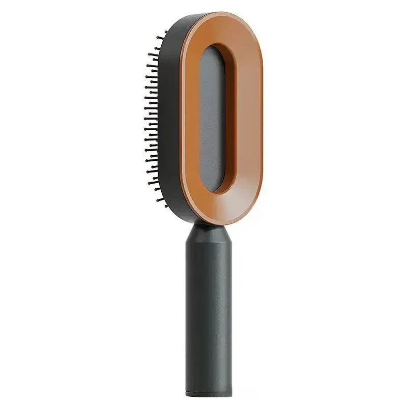 Massage Comb Hair Brush Self Cleaning Hair Brush For Women One-key Quick Hair Comb 3D Air Cushion Hair Styling Tools Combs