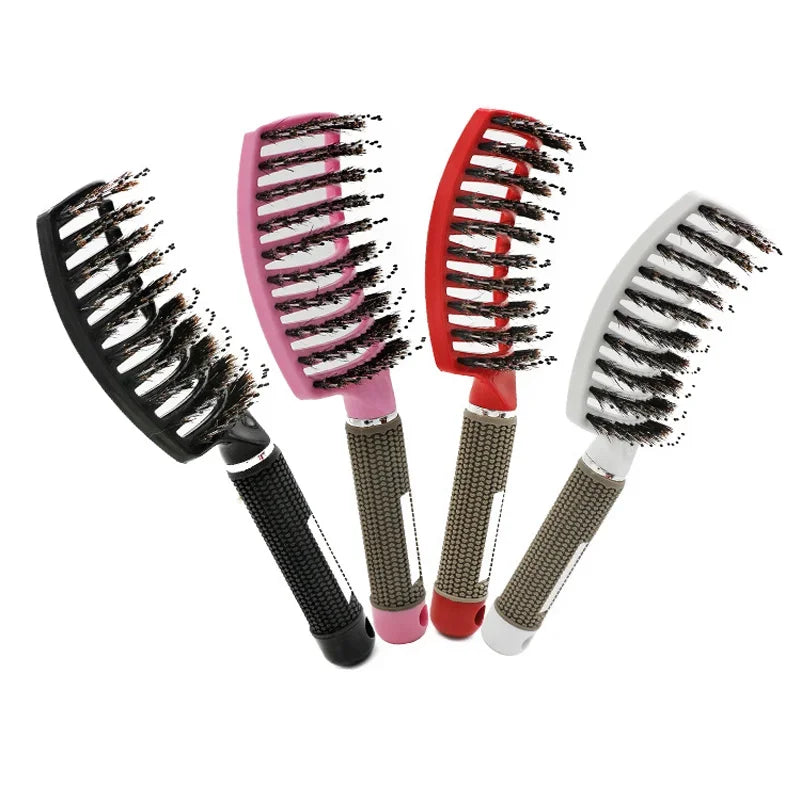 Hairbrush Brosse Demelante Women Detangler Hair Brush Bristle Nylon Scalp Massage Tangle Teaser Hair Brush Hairdressing Comb