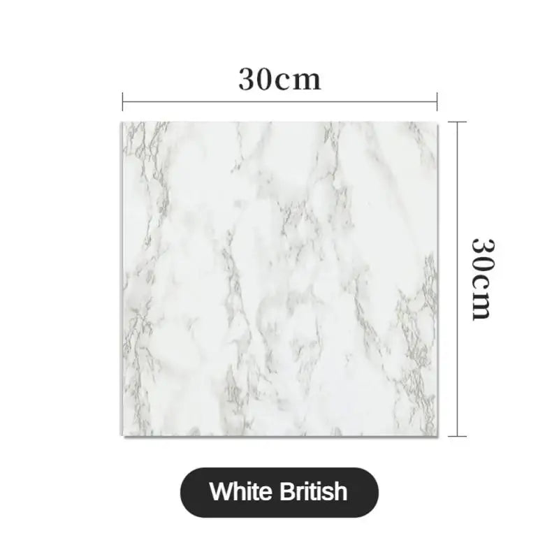 Wall Sticker Thick Self Adhesive Tiles Floor Stickers Marble Bathroom Ground waterproof Wallpapers PVC Bedroom Furniture Room