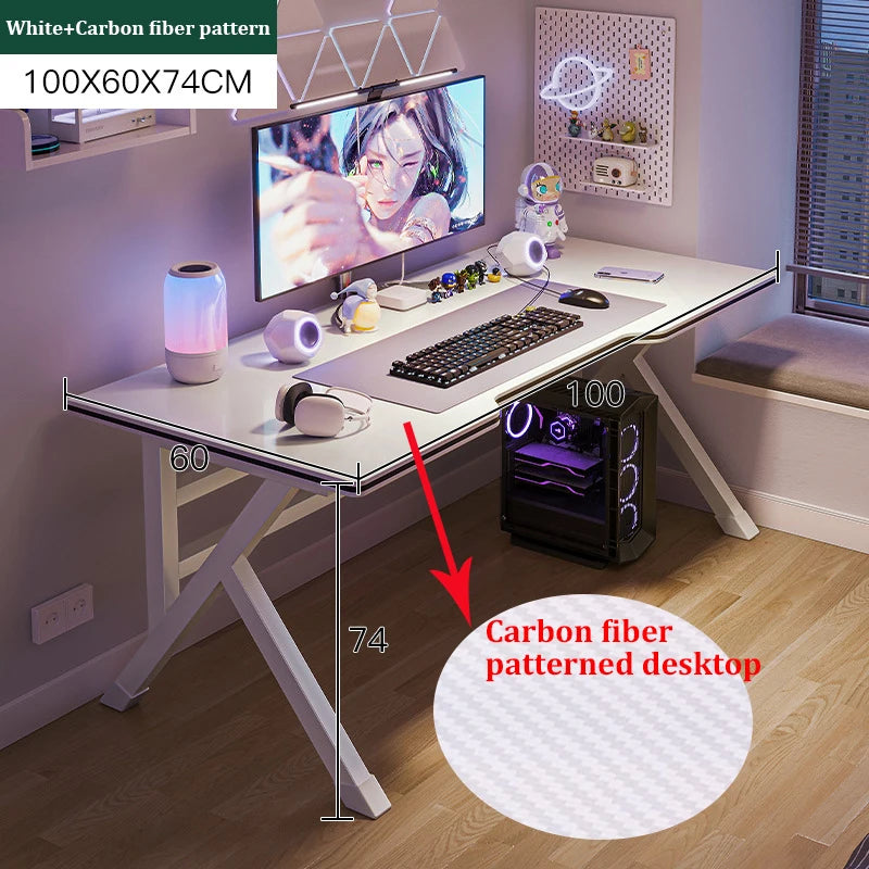 Gaming table Computer desk desktop live Esports table Student Desk study desk E-sports Table Computer Desk Home Office Table