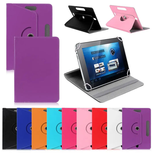 360 Degree Rotating Universal Tablet Case PU Leather Cover For Samsung Galaxy Tab 7 8 9 10.1 inch Android Tablet PC