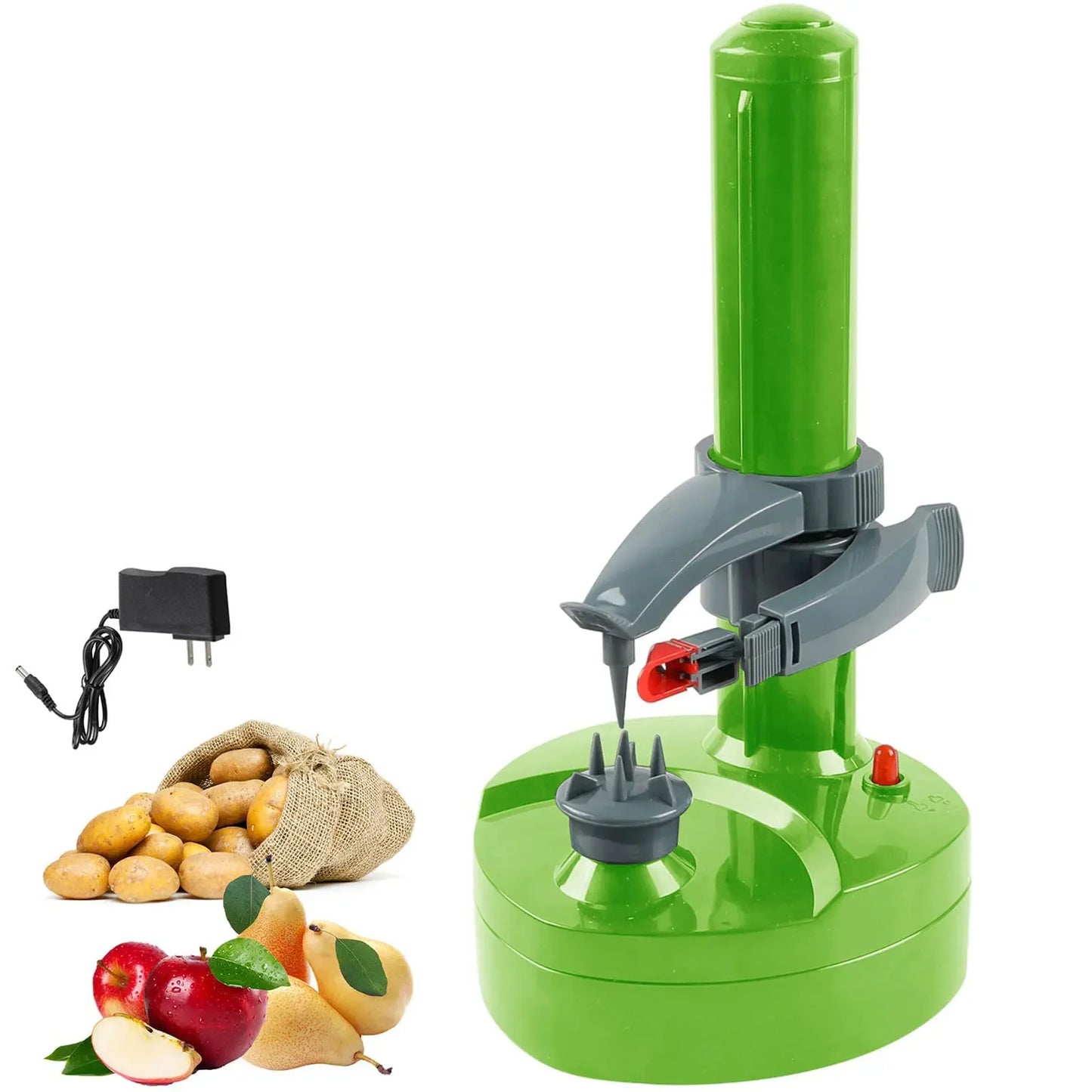 Electric Spiral Potato Peeler Automatic Apple Peeler, Smart Vegetable Fruit Peeler Machine, Kitchen Accessories Peeling Tool