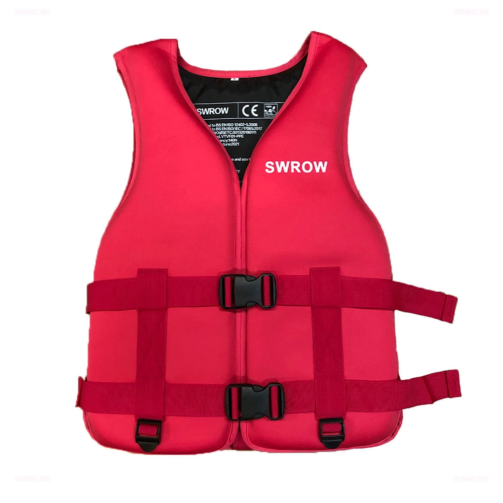 Life Jacket Adults Surf Vest Kayak Wakeboard Raft Life Vest Rescue Drifting Boat Jacket Swimming Rescue Motorboats Water Sports