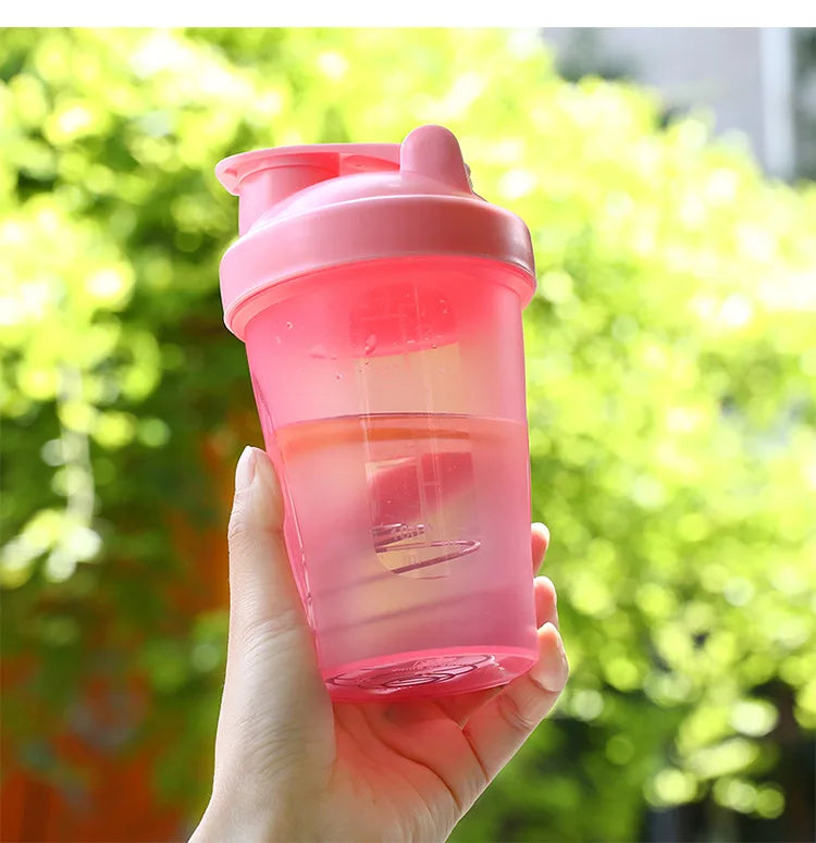 Leeseph Shaker Bottle with Shaker Balls Leak Proof Drink Shaker Bottle for Shake and Pre Work Out Best Shaker Cup (BPA free)