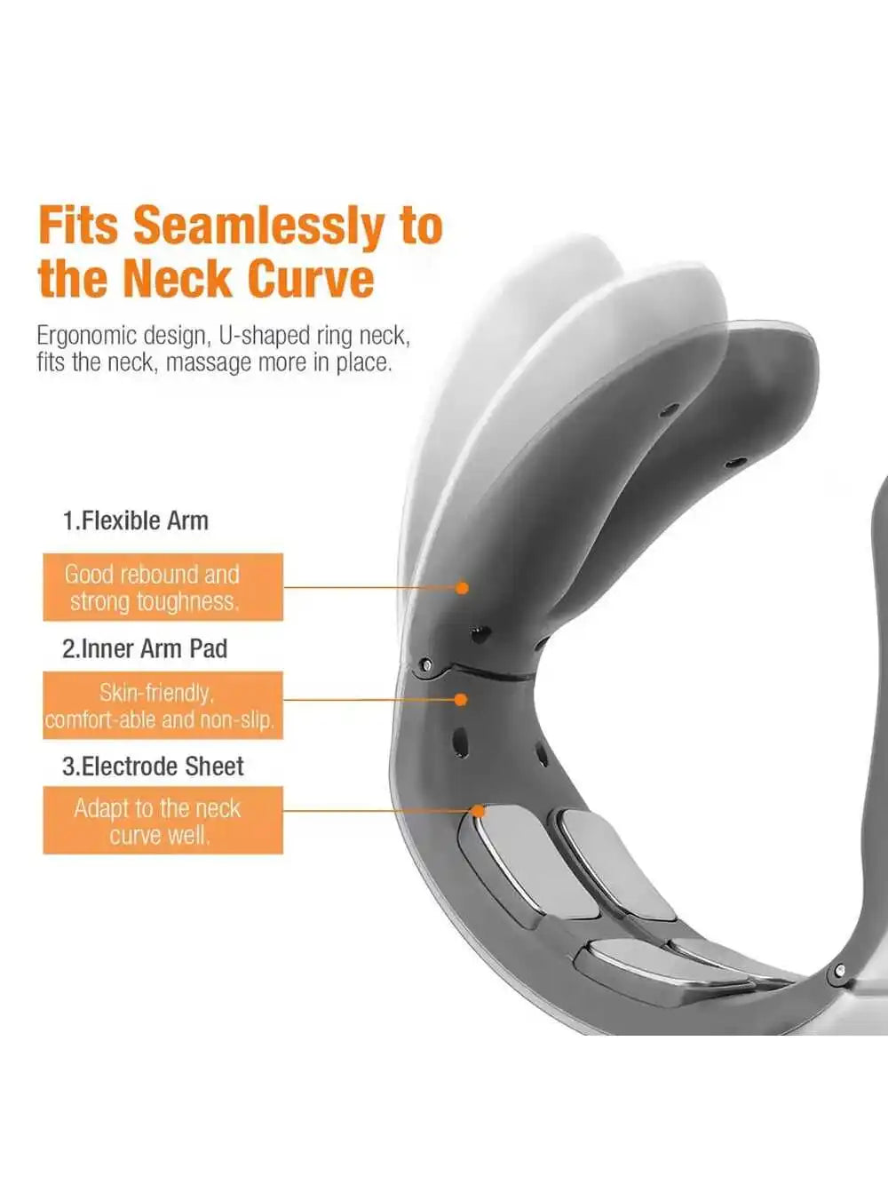 Electric Neck Massager, Portable Smart Cervical Massage Device, Home Use Neck Massager, Valentine's Day Gift