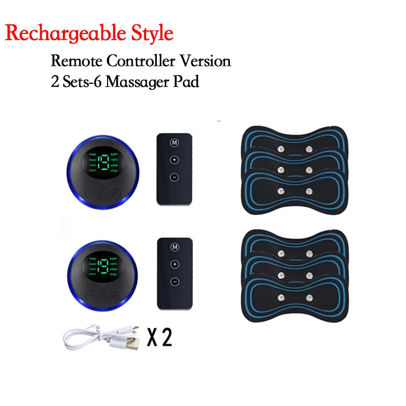 Smart Electric Neck Massager Portable Rechargeable EMS Cervical Vertebra Massage Patch For Muscle Relax Pain Relief Dropshipping