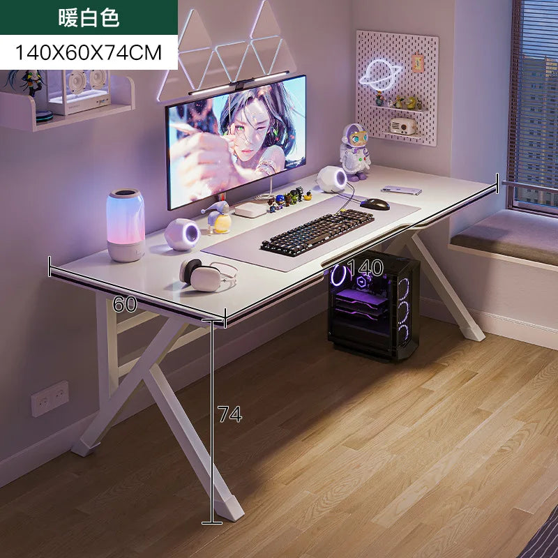 Gaming table Computer desk desktop live Esports table Student Desk study desk E-sports Table Computer Desk Home Office Table