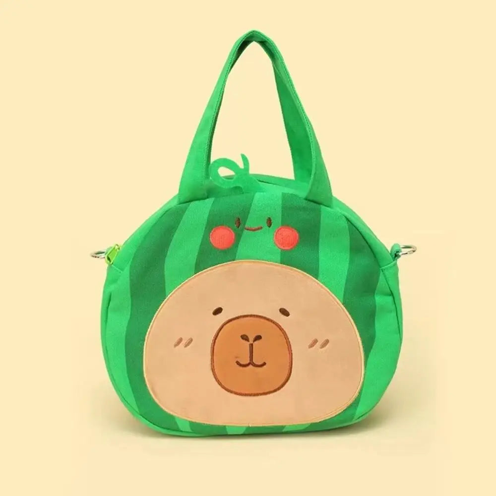 Large Capacity Capybara Backpack Children Bag Travel Backpack Laptop Backpack Nylon  Knapsack Bag Book Bags Birthday Gifts