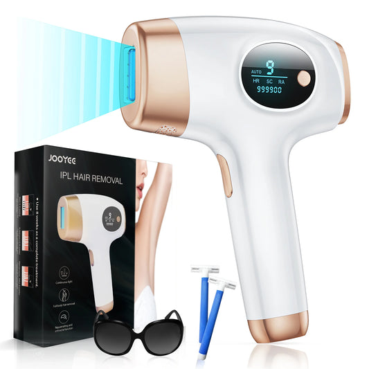 Laser Hair Removal 999900 Flashes 3 in 1 Epilator Permanent Painless Whole Body Treament at Home IPL Hair Remover For Men Women