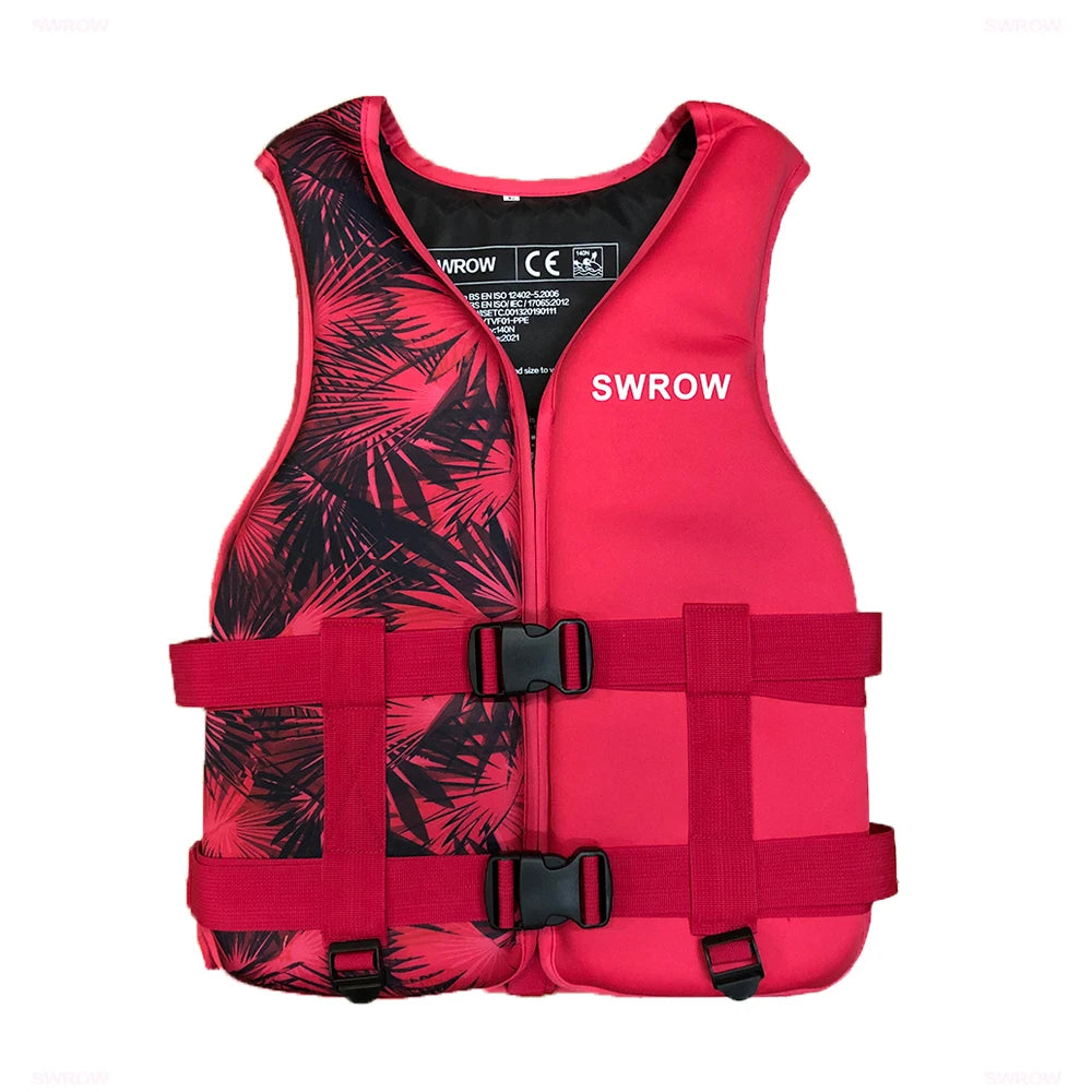 Life Jacket Adults Surf Vest Kayak Wakeboard Raft Life Vest Rescue Drifting Boat Jacket Swimming Rescue Motorboats Water Sports