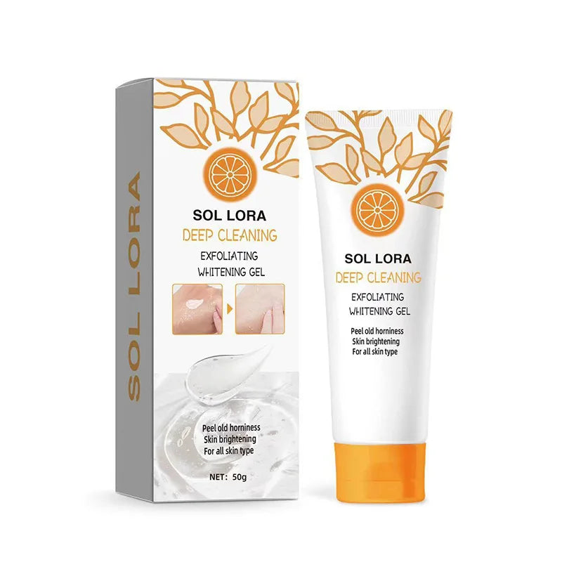 50g Orange Exfoliateing Gel Brightening Gel Face Dead Skin Remover Face Moisturizer Gently Exfoliator For All Skin New