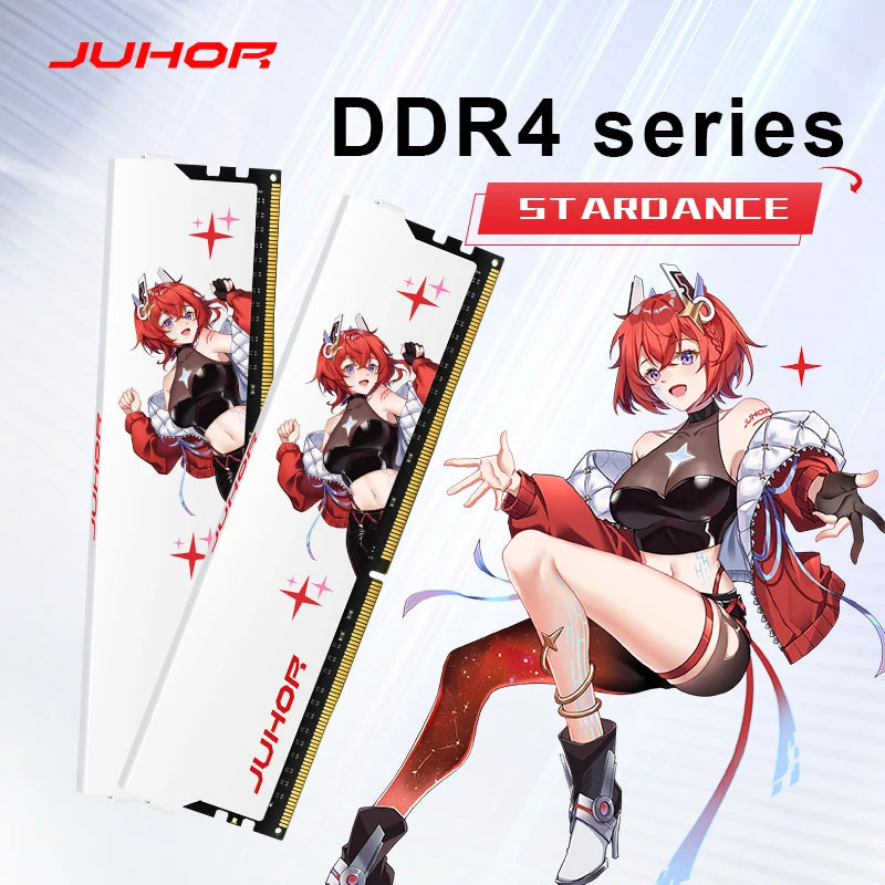 JUHOR DDR4 16GB 4000MHz 3600MHz XMP2.0 Overclocking Compatible for AMD and Intel Desktop Gaming PC Memory Module RAM