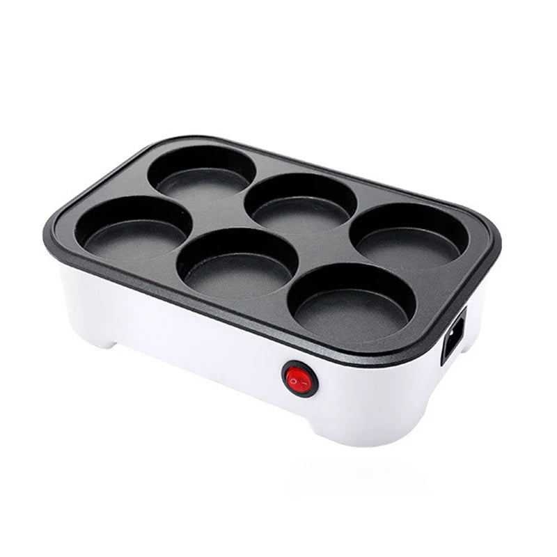 Electric Takoyaki Maker Egg Omelette Cooker Crepe Pancake Fried Steak Frying Pan Chibi Maruko Baking Machine Octopus Balls Grill