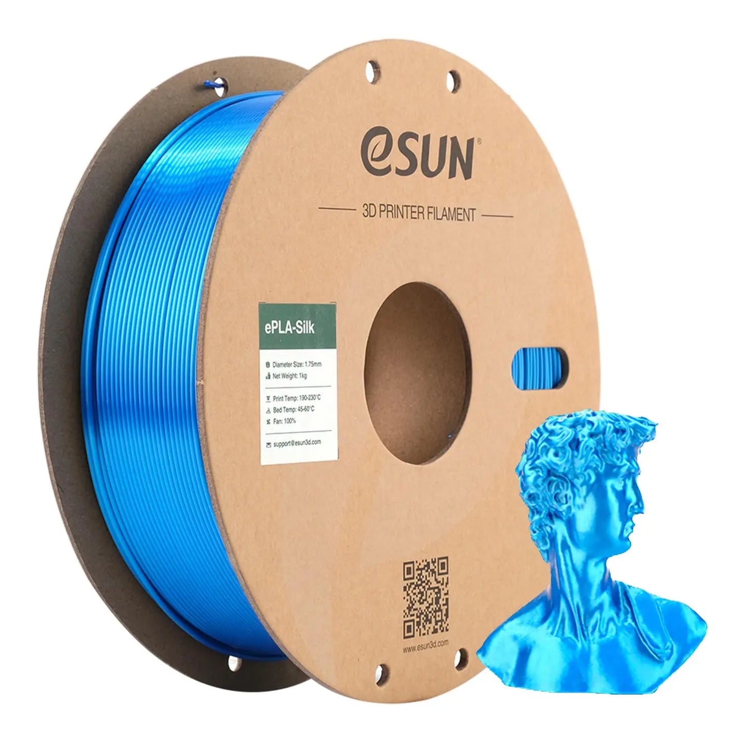 eSUN 3D Printer Filament Silk PLA Filament 1.75mm Metal Silk PLA 1KG Spool 3D Filament Printing Materials For 3D Printers