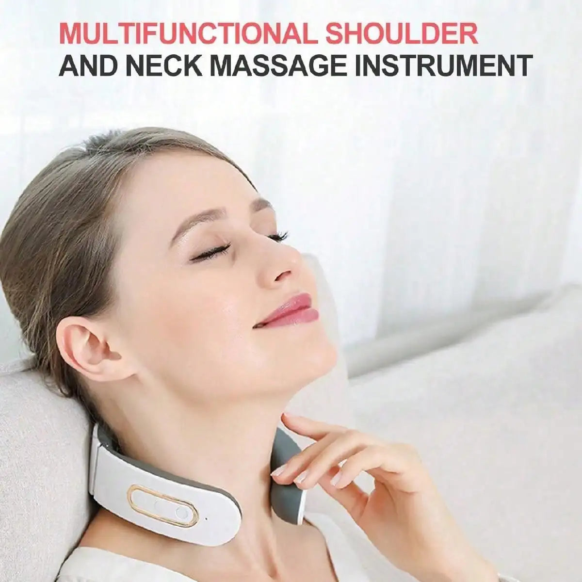 Electric Neck Massager, Portable Smart Cervical Massage Device, Home Use Neck Massager, Valentine's Day Gift