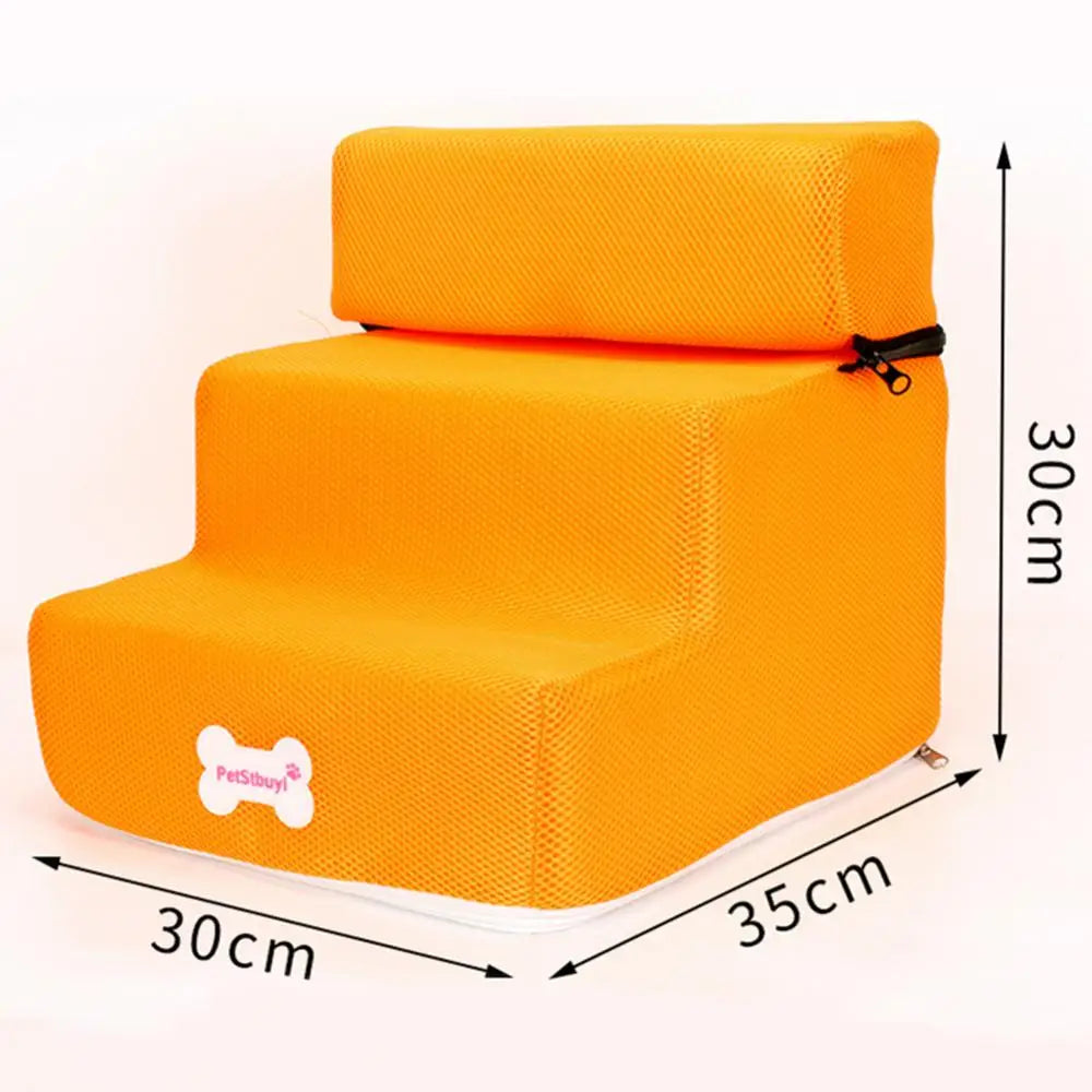 Dog Stairs 3 Step Pet Supplies Toy Detachable Non-slip 1PC Small Dog Cat Pet 3 Steps Removable Ramp Climbing Bed Ladder Interact