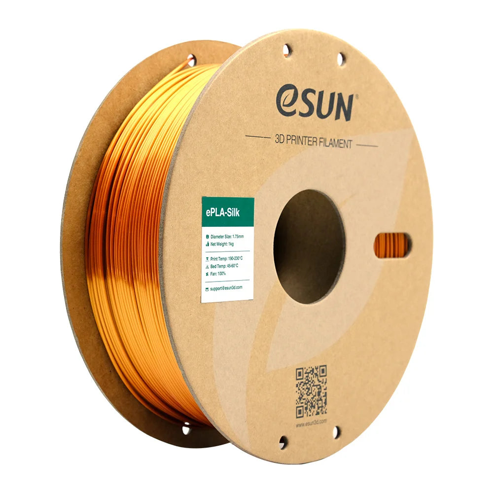 eSUN 3D Printer Filament Silk PLA Filament 1.75mm Metal Silk PLA 1KG Spool 3D Filament Printing Materials For 3D Printers