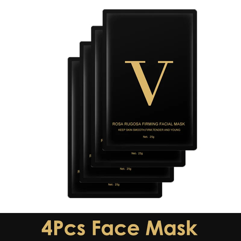 4D V-shape Lifting Face Mask Ear Hanging Chin Cheek Lift Facial Slimming Hydrogel Thin Face-Lifting Slimmer Mask Skin Care Tool