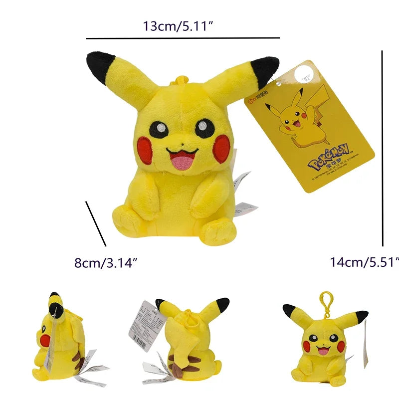 Pikachu Stuffed Toys Anime Cartoon & Cute Plush Dolls Pokemon Throw Pillow Birthday Gift For Kids Friends Boys Home Decoration