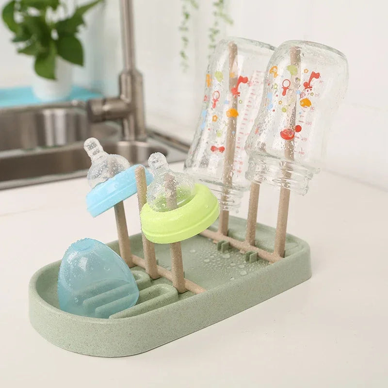 Baby Feeding Bottle Drain Rack, Nipple Feeding Cup Holder, Storage Drying Rack, Bottle Cleaning and Drying Machine