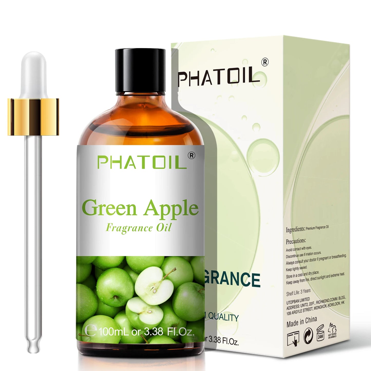 PHATOIL 100ml Sweet Fruity Fragrance Oil for Diffuser Candles Making -Coconut & Vanilla Strawberry Lemon Peach Pear Aroma Oil