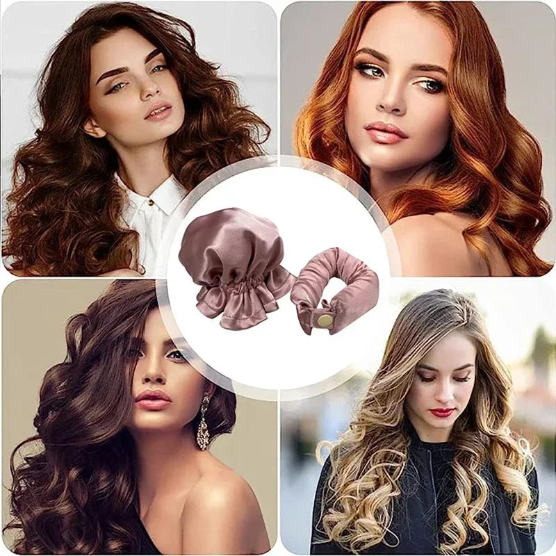 New Heatless Curling Rod No Heat Hair Curler Silk Curls Soft Hair Rollers Sleeping Headband Lazy Hair Curlers Styling Tools