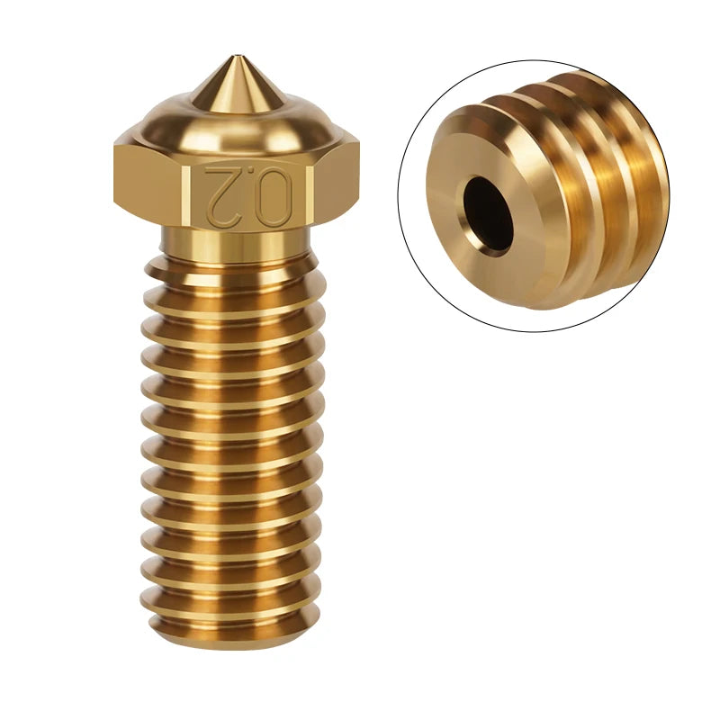 Nozzle For QIDI TECH X PLUS 3/ X MAX 3/X SMART 3 Qidi q1 Nozzle Plated Copper q1 pro Nozzle Brass Hardened Steel